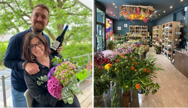 Ninon and Marc Kopff are not only married, and parents of a little girl, but also business partners at the “Maison rose, maison rouge” store in Strasbourg.